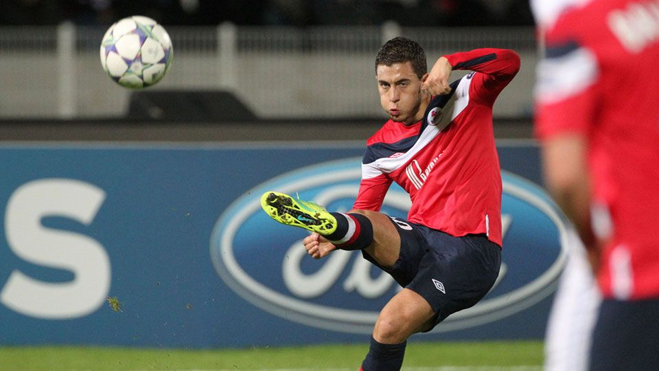 UEFA kenang sepak terjang Eden Hazard ketika membela Lille dalam perebutan gelar juara Liga Europa. Copyright: © zimbio
